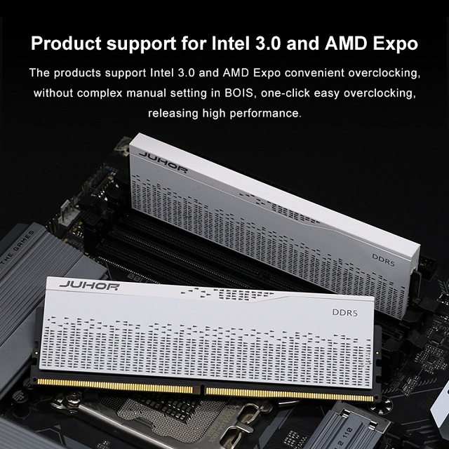 JUHOR DDR5  Star Domain RAM memory White