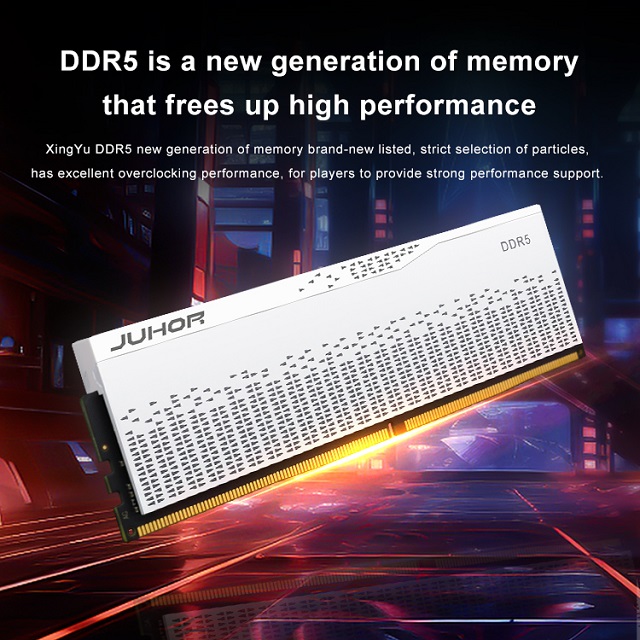 JUHOR DDR5  Star Domain RAM memory White